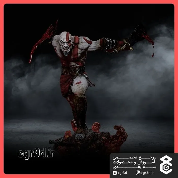 god of war kratos warrior | کریتوس در خدای جنگ 2 | 1002